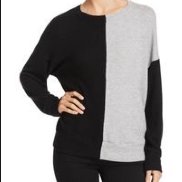 LNA Sweaters - WORN ONCE LNA Grey and Black Sweater
